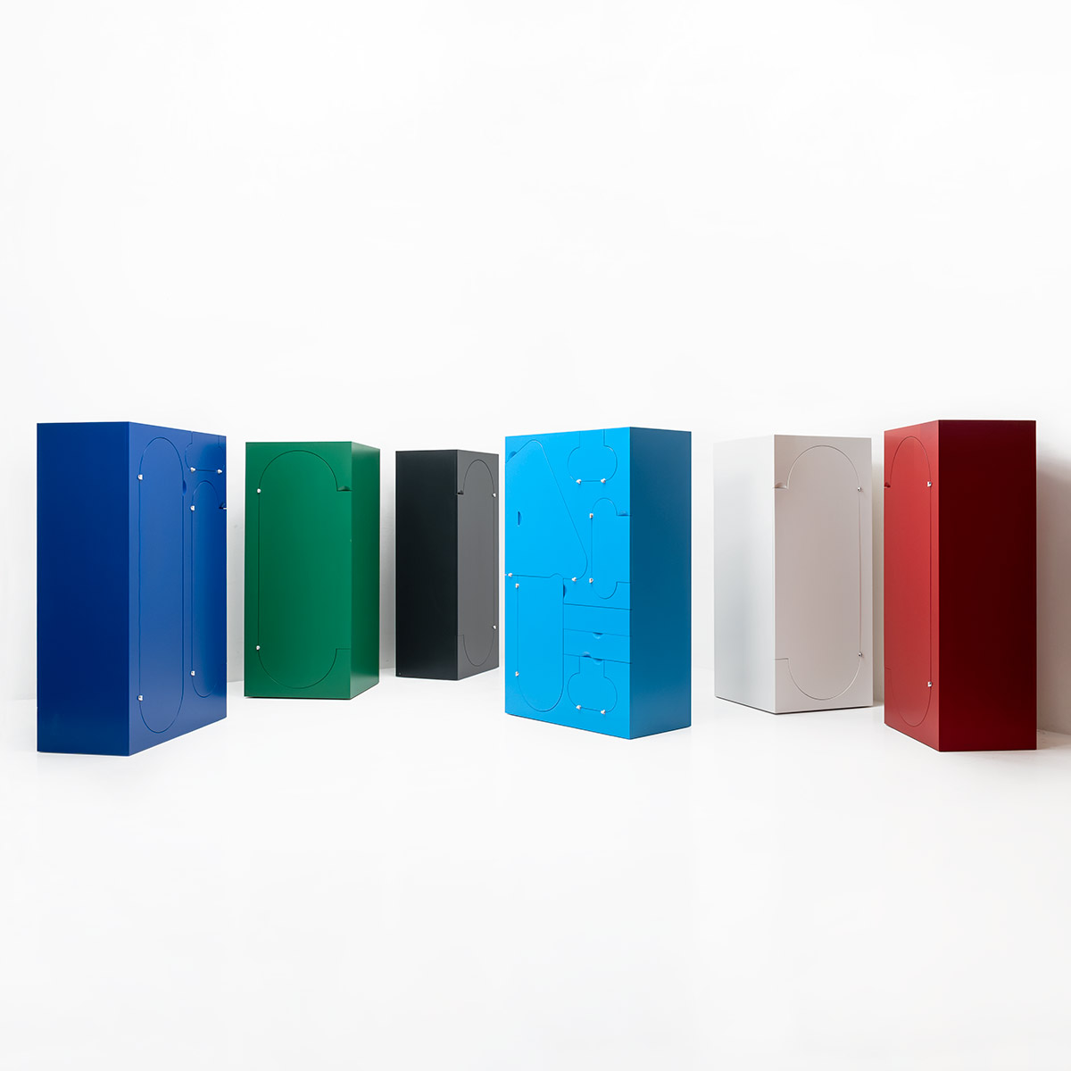 Squadra Schrank Grün, Design Klaus Vogt, 1964