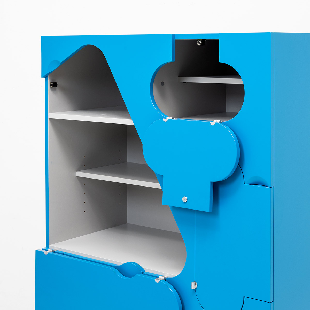 Squadra Schrank Hellblau, Design Klaus Vogt, 1964 - 3