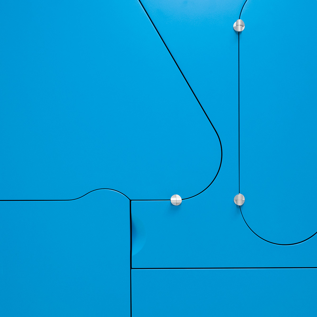 Squadra Schrank Hellblau, Design Klaus Vogt, 1964 - 5