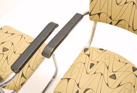 Stahlrohr Stühle, 2er Set