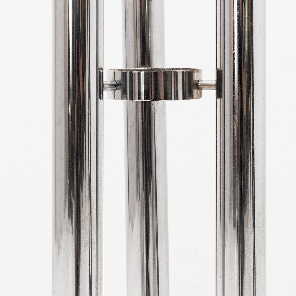 Stehleuchte, verchromt, 3-flammig - 0