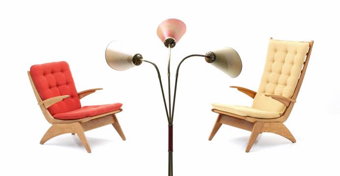 Stoffsessel Paar