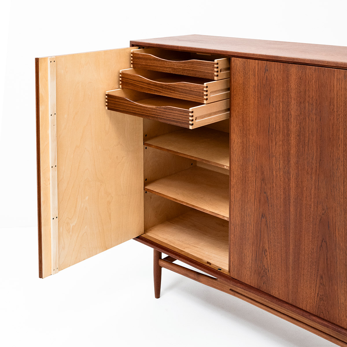 SwissTeak Sideboard, 1960er Jahre - 1