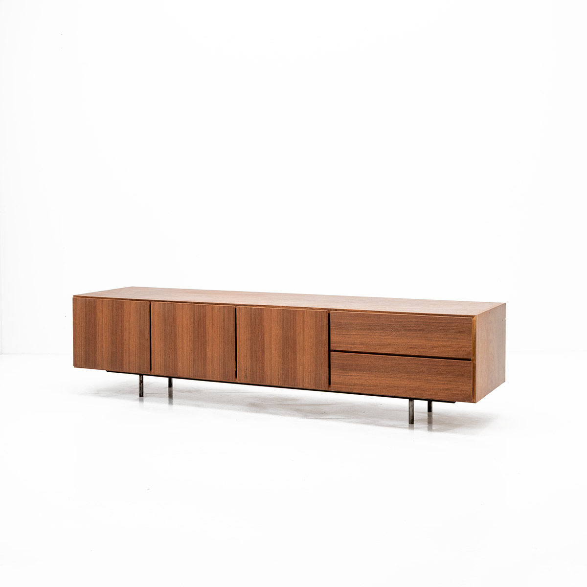 Tiefes Sideboard Nussbaum, vintage - 3