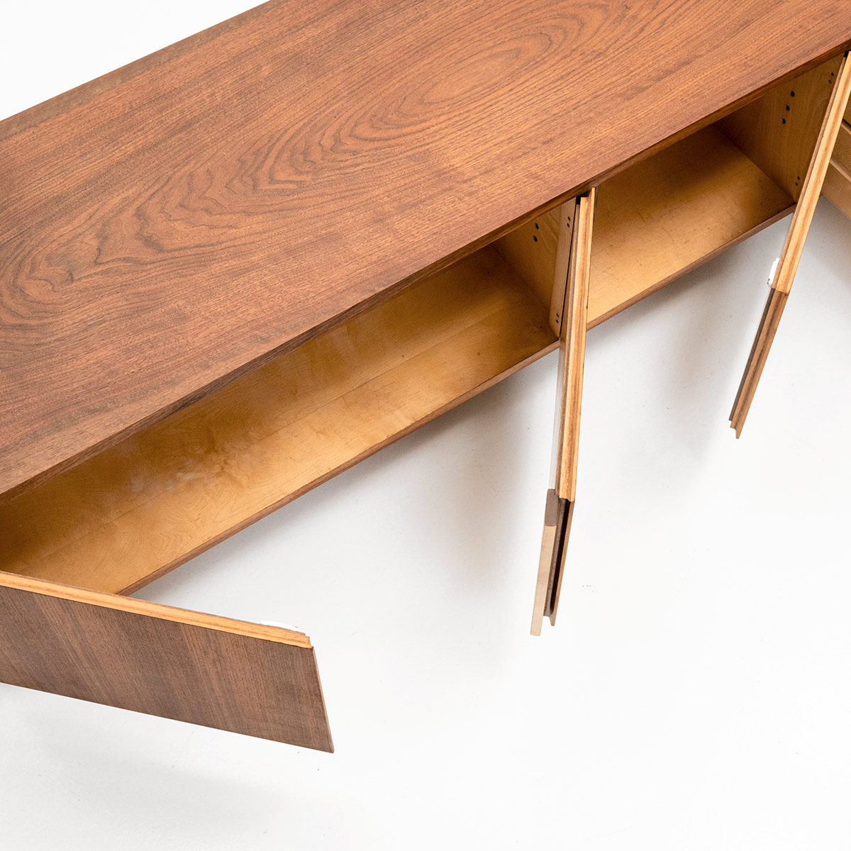 Tiefes Sideboard Nussbaum, vintage - 5