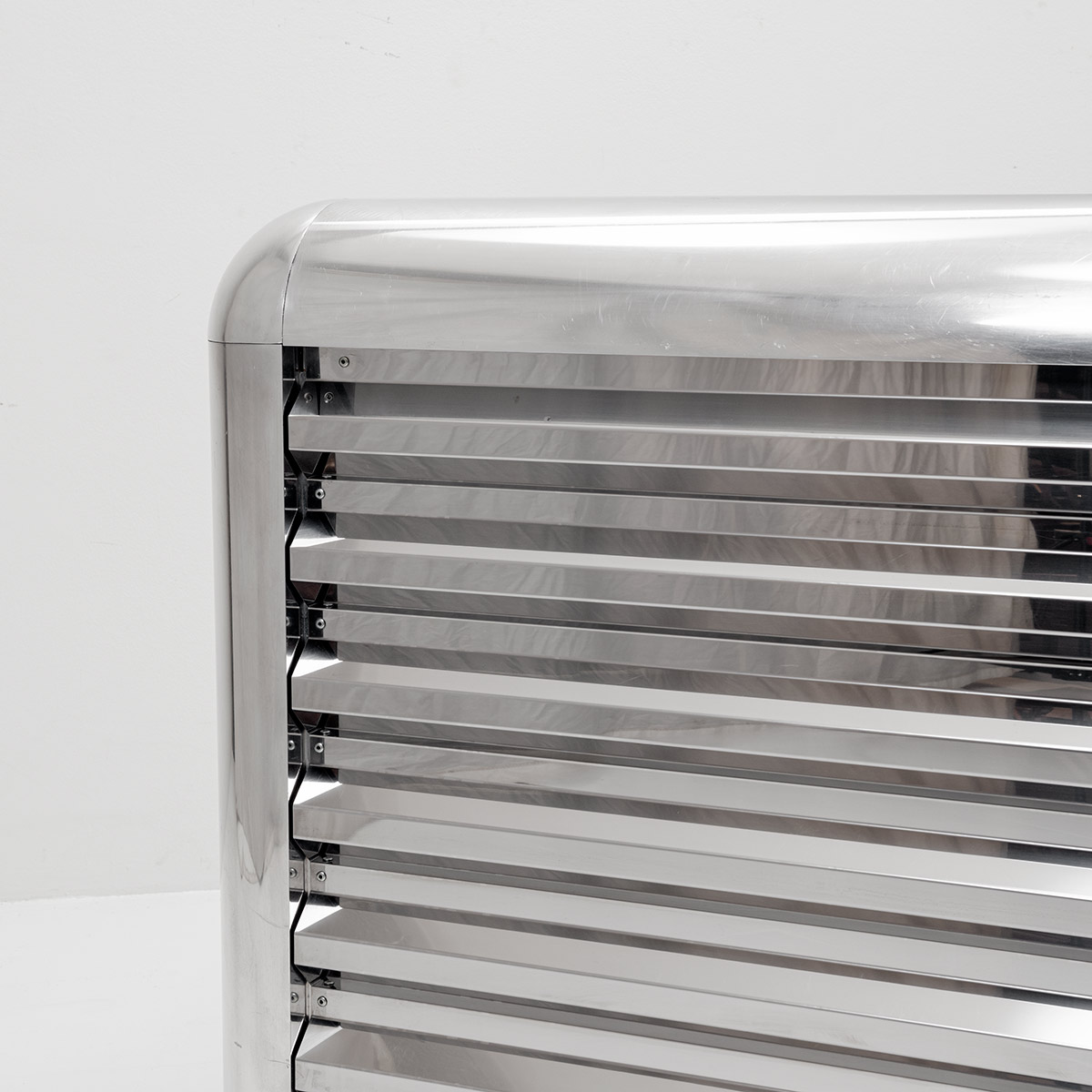 Verchromte Vintage Bar, 1980er Jahre - 1