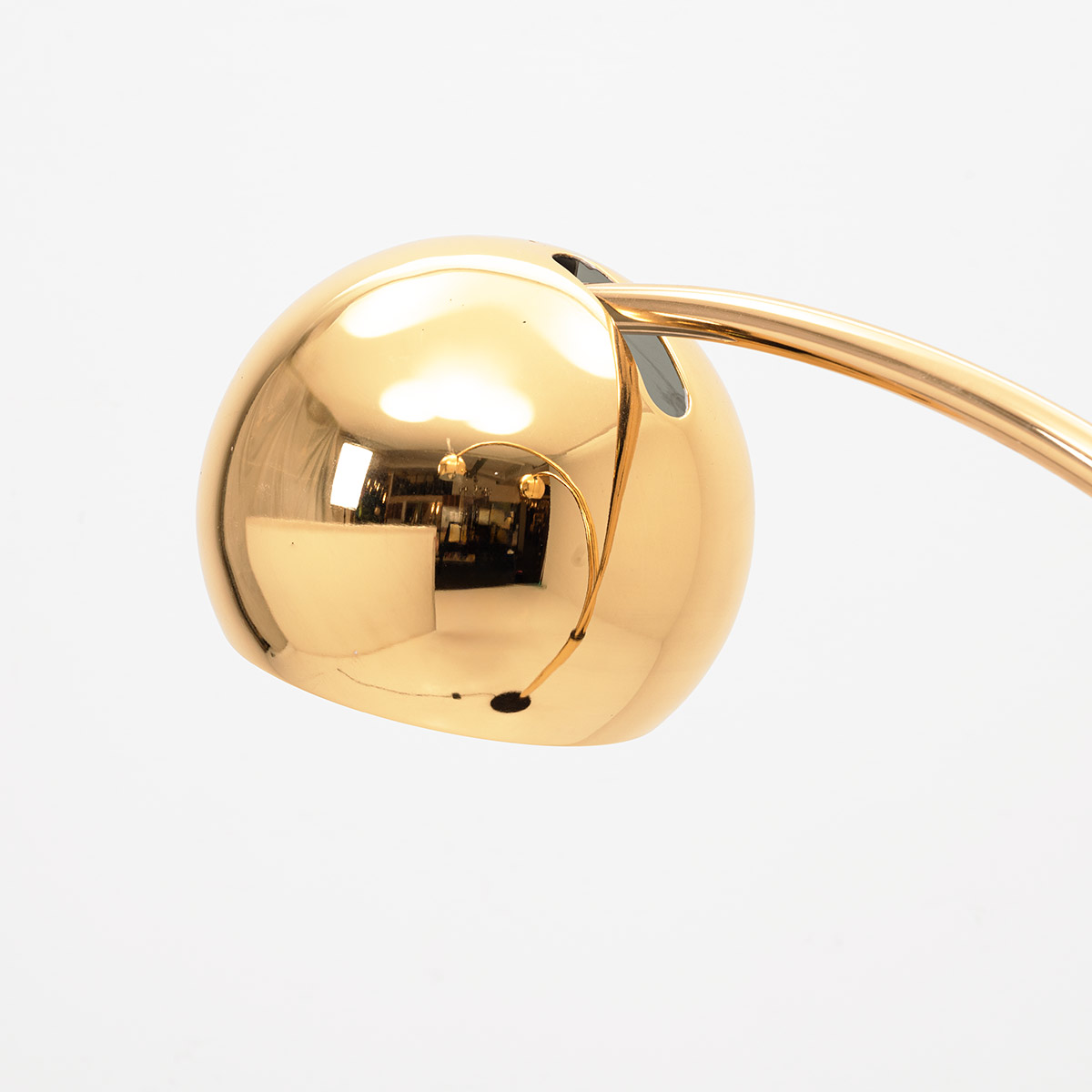 Vergoldete Reggiani Stehlampe, 1970er Jahre - 0