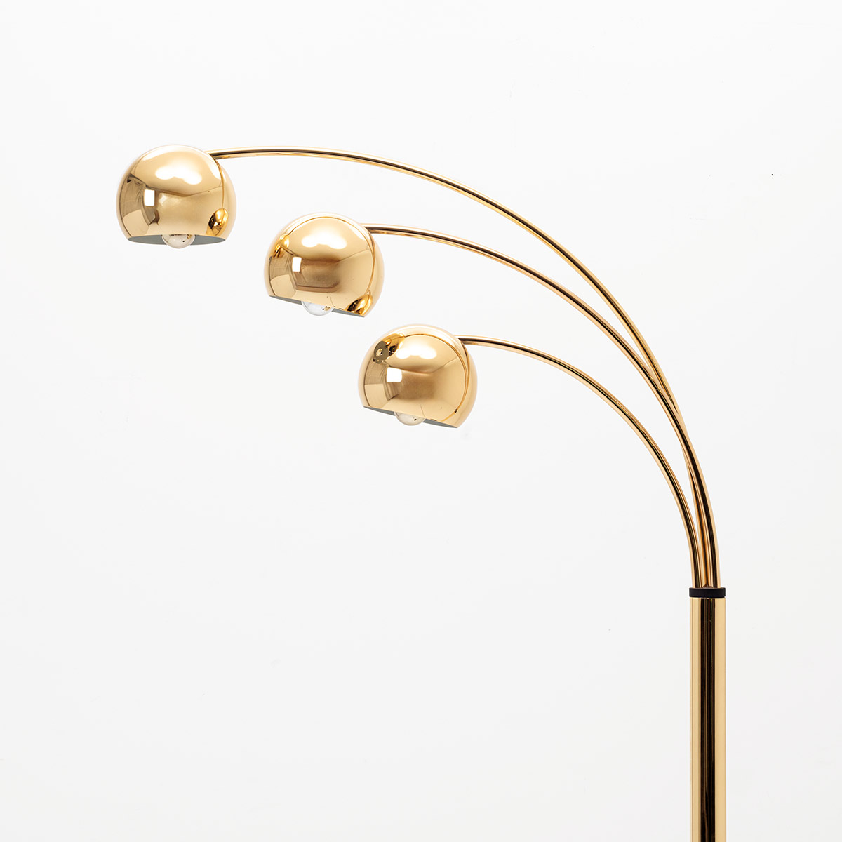 Vergoldete Reggiani Stehlampe, 1970er Jahre - 4