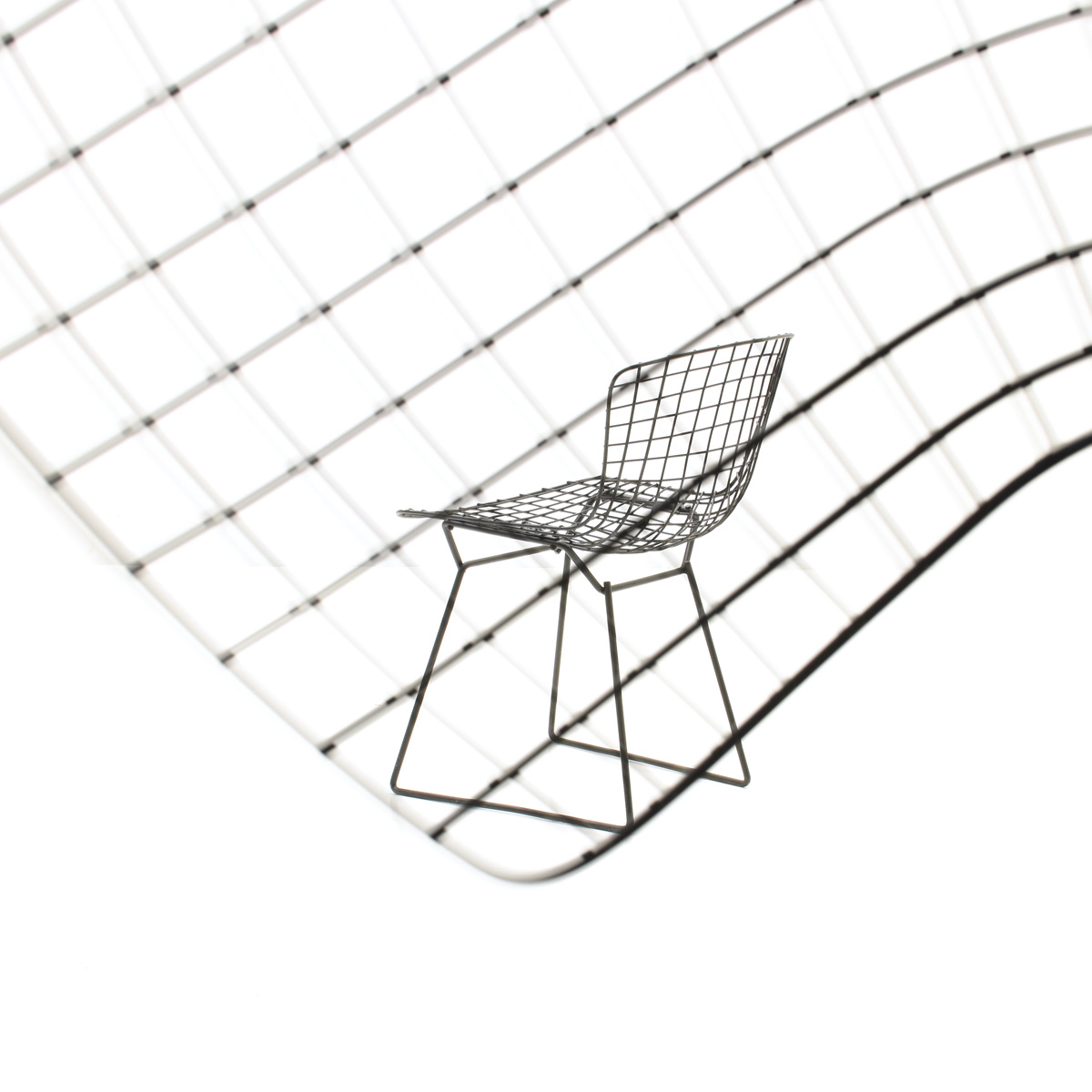 Vintage Bertoia Stuhlset, 4er Set. - 4