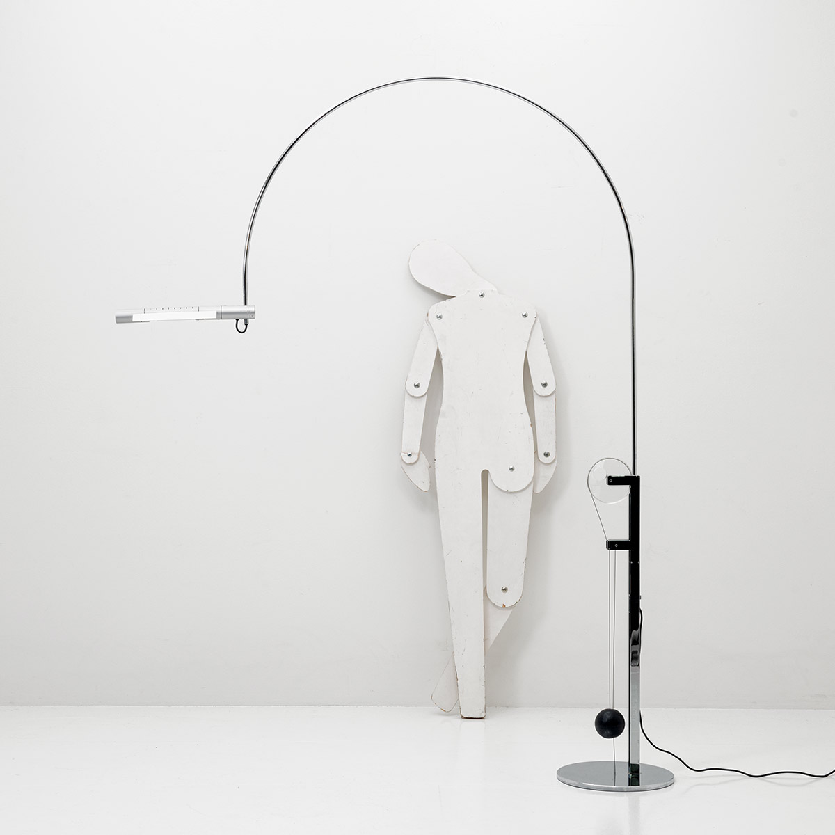 Vintage Bogenlampe von Baltensweiler, 1970er Jahre