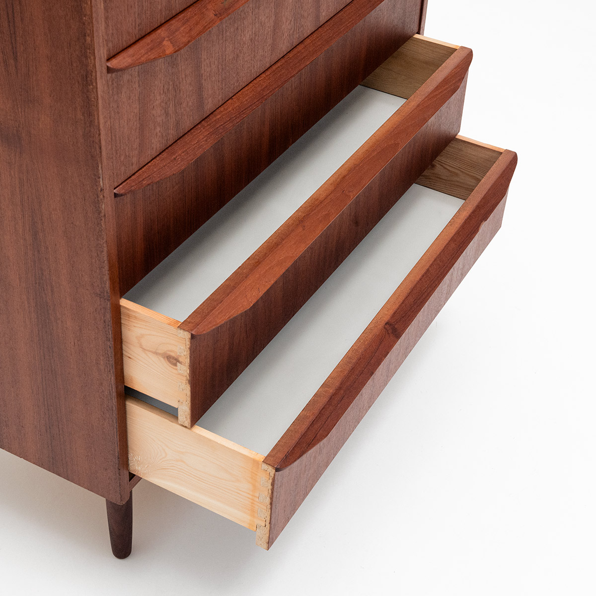 Vintage Kommode, Teak furniert, 50er Jahre - 3