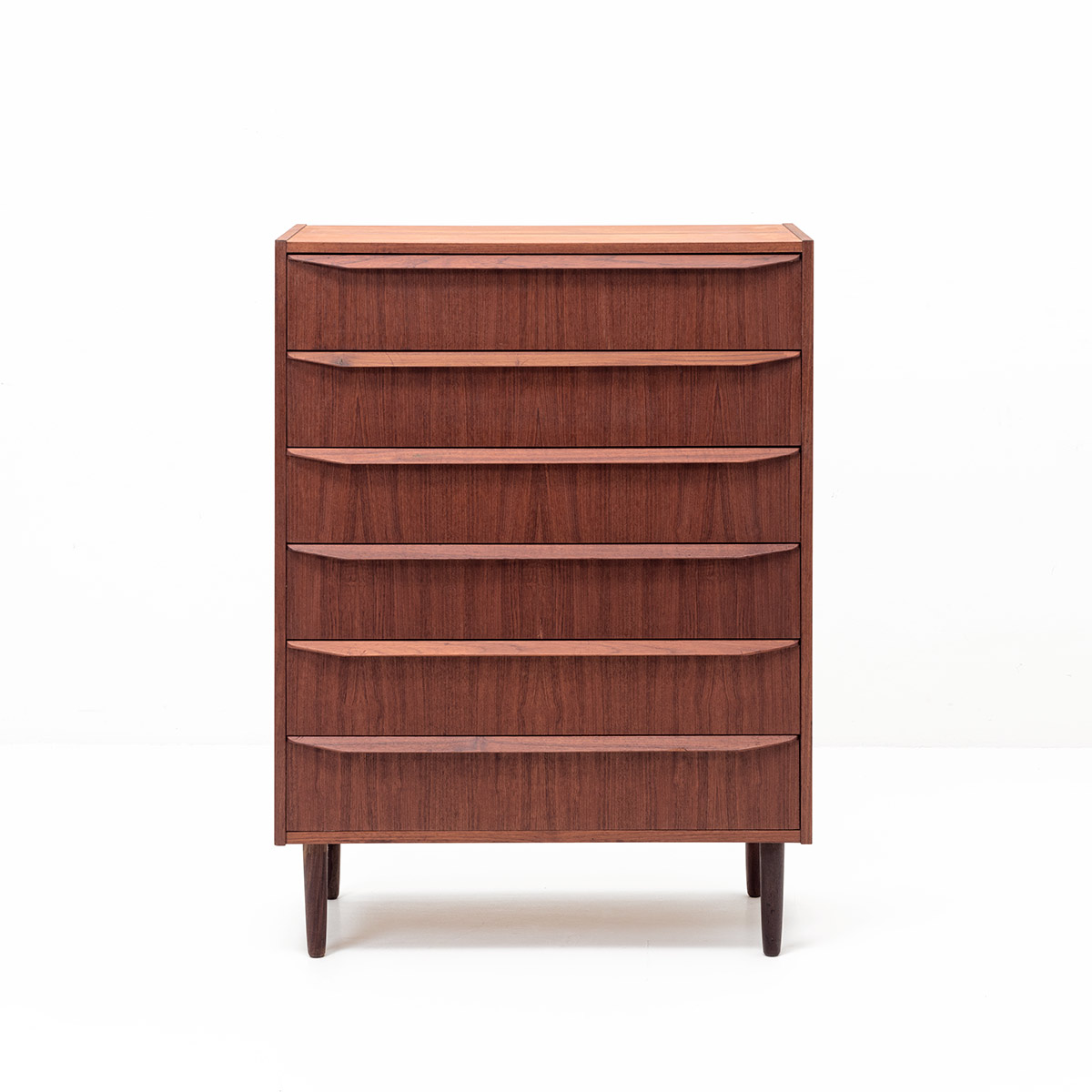 Vintage Kommode, Teak furniert, 50er Jahre