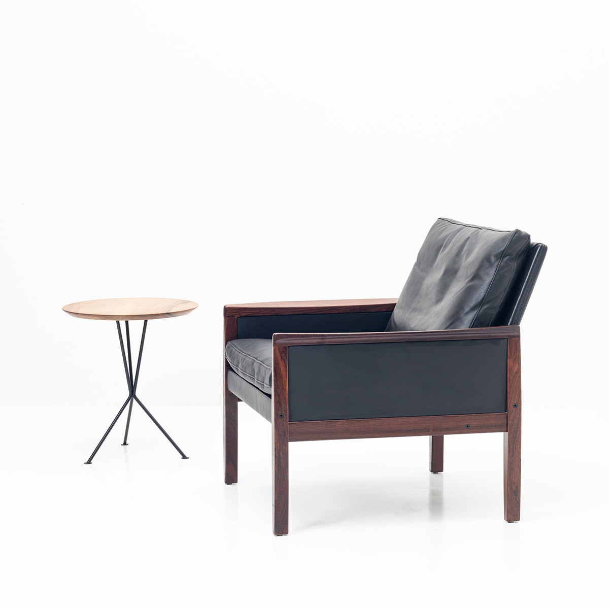 Vintage Sessel, Illum Wikkelsø, 1950er Jahre