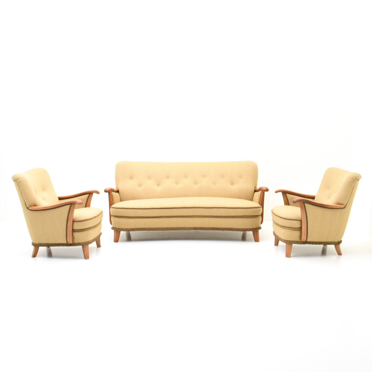 Vintage Sofaensemble 1940er Jahre, Sofas, Sofas + Liegen