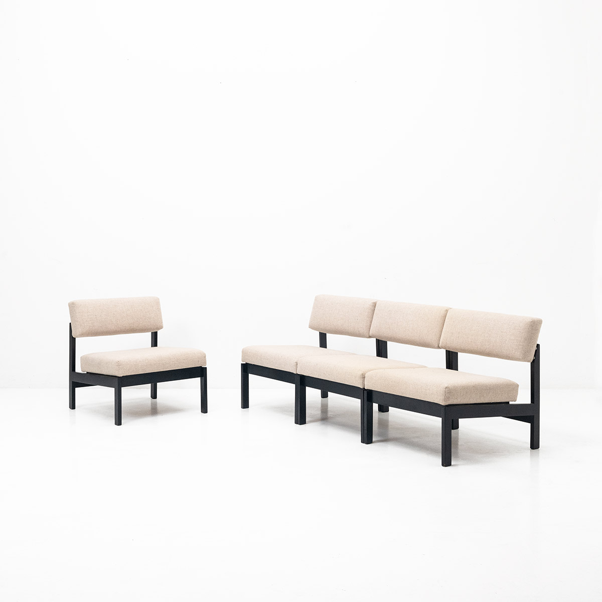 Willy Guhl, Sofa, 4-teilig, 1960er Jahre - 1