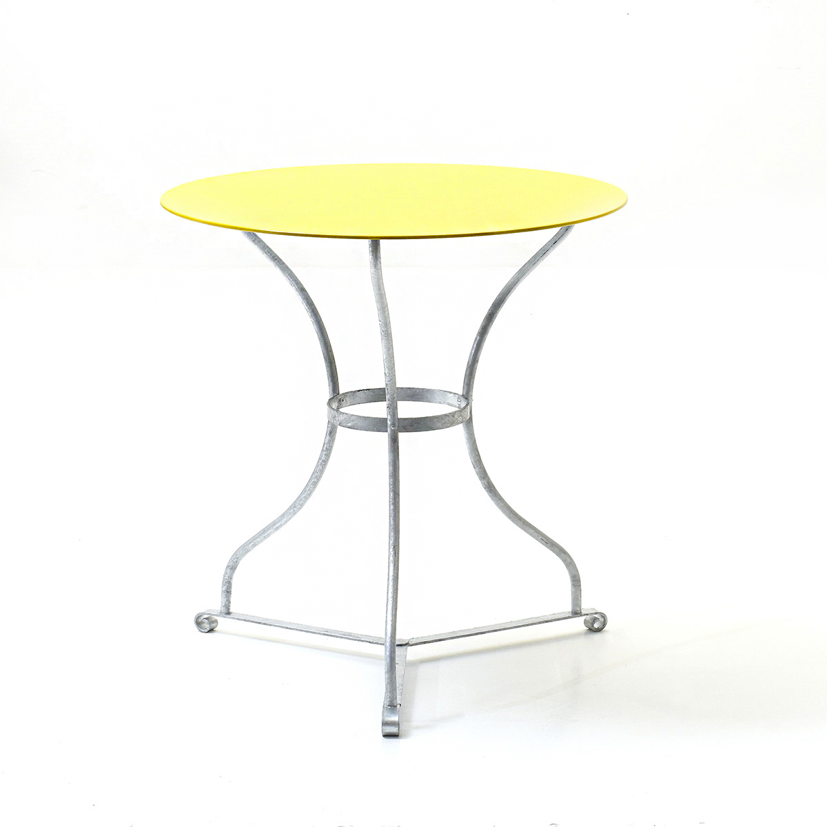 Zürcher Bistrotisch, Schmiedeeisen farbig - 2